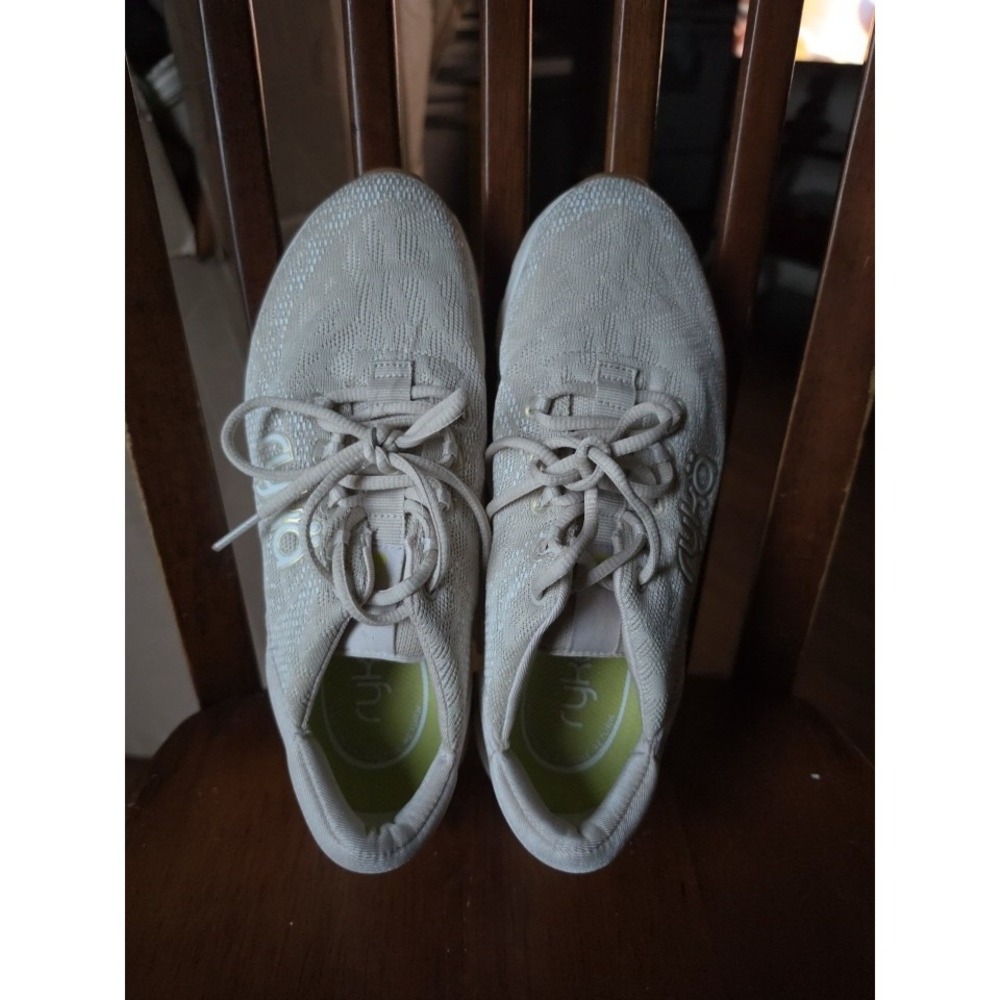 Ryka Devotion X Women's Beige Mesh Lace Up Athletic Sneakers Size 7